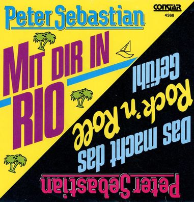 7" Cover Peter Sebastian - Mit Dir in Rio