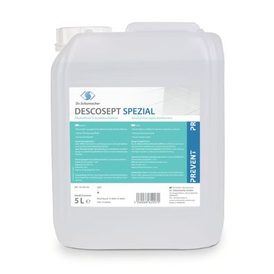 Descosept Spezial Flächendesinfektion und Reinigung 5 Liter - B00NQ3OHQ6 | Kanister (