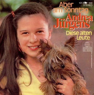 7" Cover Andrea Jürgens - Aber am Sonntag