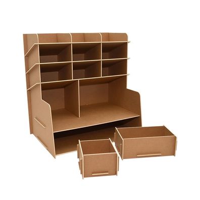 Schreibtisch Organizer, inkl. 2 individuell platzierbaren Boxen und geräumiger Ablage