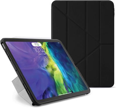 Pipetto Origami Case Schutzhülle Apple iPad Air 10,9" Cover Tablethülle schwarz