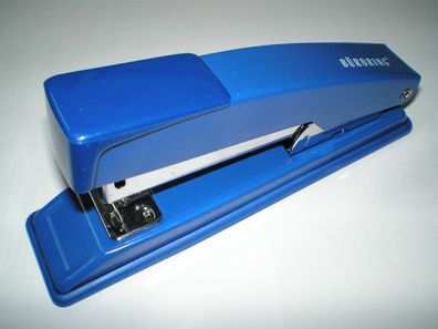 Büroring Hefter blau Heftmaschine für 30 Blatt 24/6 26/6 Metall BRG166992 NEU