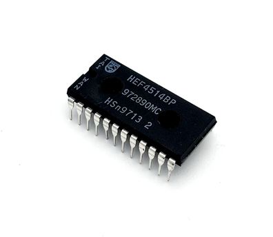 Philips HEF4514BP 4-Bit Latch/4 to16 line decoders IC DIP24