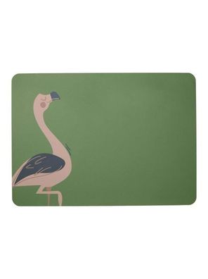 Kindertischset, Fiona Flamingo, kids, grün, Lederoptik, 78813420 1 St