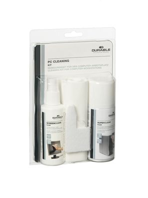 Durable 5834 00 PC Cleaning Kit Reinigungsset Reiniger Schaum Spray + Tücher