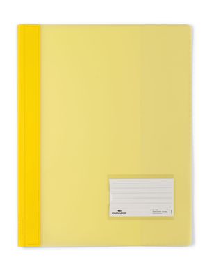 Durable Schnellhefter Duralux® 2680 04 gelb m. Namensschild