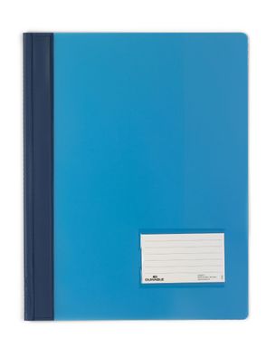 Durable Schnellhefter Duralux® 2680 06 blau m. Namensschild
