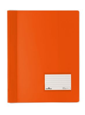 Durable Schnellhefter Duralux® 2680 09 orange m. Namensschild
