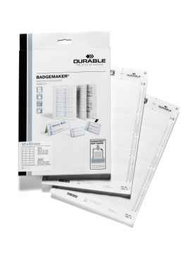 Durable Einsteckschild Badgemaker® 1452-02 60x40mm 540 Stk 150 g/ m²
