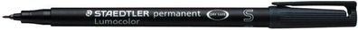10x Staedtler Folienstift Lumocolor S permanent 313-9 schwarz OHP Pen Marker NEU