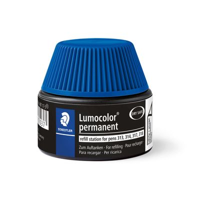 Staedtler Nachfülltinte Lumocolor® Refill permanent 487 17-3 blau