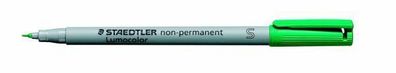 Staedtler Folienstift Lumocolor S non-permanent 311-5 grün OHP Pen Marker