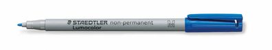 Staedtler Folienstift Lumocolor M non-permanent 315-3 blau OHP Pen Marker
