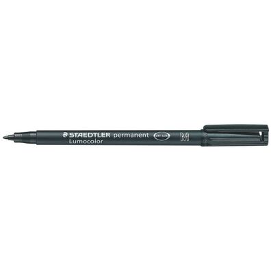 Staedtler Folienstift Lumocolor M permanent 317-9 schwarz OHP Pen Marker