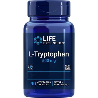 Life Extension, L-Tryptophan 500mg, 90 Veg. Kapseln | Sonderposten