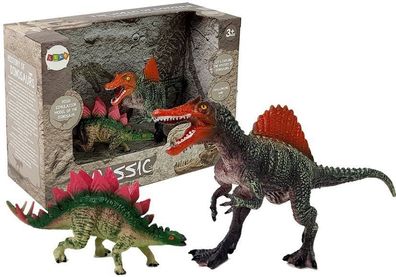 Figurenset Dinosaurier Spinosaurus, Stegosaurus