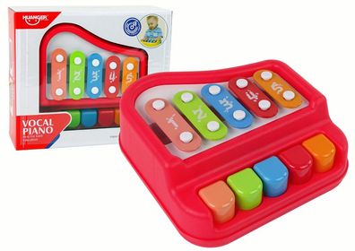 Piano Cymbals Red Instrument fér Kinder Babys