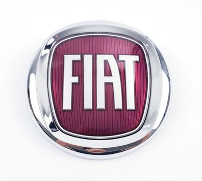 Emblem Logo Frontemblem Firmenzeichen rot vorne für Fiat Ducato Tipo Doblo 500L 12cm