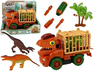 Dinosaurier Truck Transporter fér Demontage Orange Zubehör