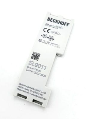 Beckhoff EL9011 EtherCAT Bus End Abdeckplatte