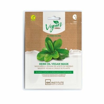 Idc Institute Herb Oil Vegan Mask Blemish Control y Rebalances Complexion 25g