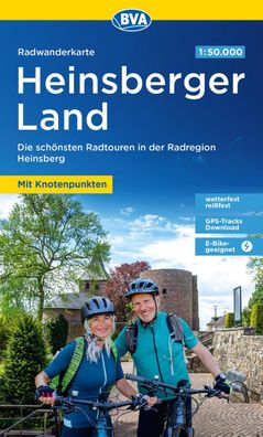 BVA Radwanderkarte Heinsberger Land 1:50.000, mit Knotenpunkten, rei?- und ...