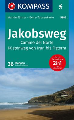 Kompass Wanderf?hrer Jakobsweg Camino del Norte, 36 Etappen mit Extra-Toure ...
