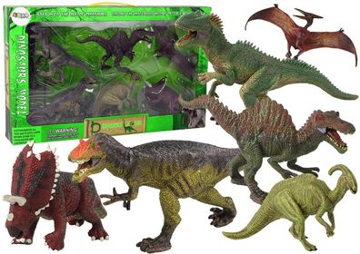 Dinosaurier Satz von 6 Stéck Große Modellfiguren Prähistorische Welt