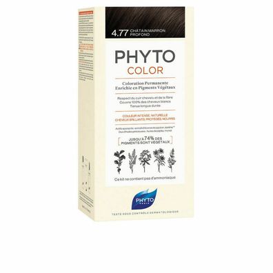 Phytocolor #4.77-castaño marrón intenso 4 u