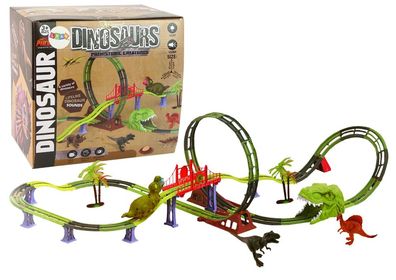 Dinosaurier-Eisenbahnschiene Sound Light Zubehör