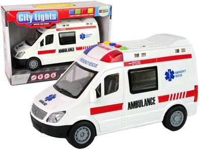 Krankenwagen Lights Sounds Friction Drive