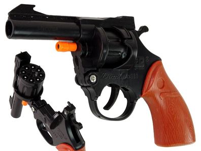 Métzenpistole Revolver Schwarz