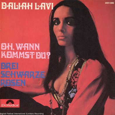 7" Cover Daliah Lavi - Oh wann kommst Du