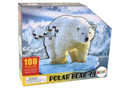 Puzzle 100 Teile Eisbär-Thema
