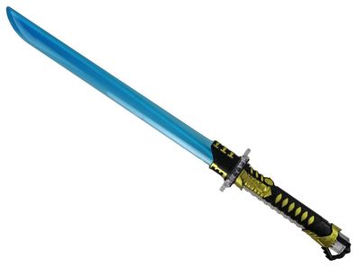 Leuchtende blaue Samuraischwert-Kampfwaffe