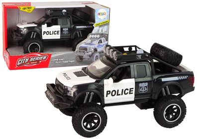 Offroad-Fahrzeug-Raptor-Polizei öffnet Tér-Sound-Licht