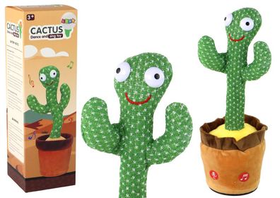 Tanzender Kaktus, spielendes und leuchtendes interaktives Spielzeug