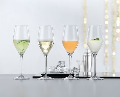 Spiegelau 4 teiliges Prosecco Set Kristallglas 270 ml Special Glasses 4400275