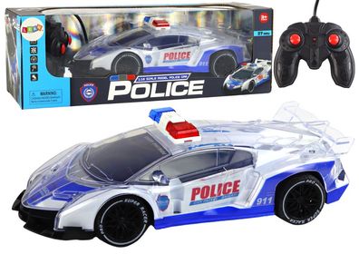 Polizei-Sportwagen, ferngesteuerte RC-Leuchten im Maßstab 1:16