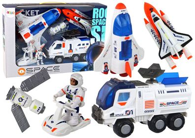 Set Space Mission Rocket Space Ships Space Vehicles 7 pieces