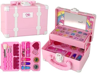 Set Beauty-Make-up-Koffer rosa Einhorn