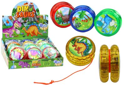Jojo Arcade-Spielzeug, leuchtende Dinosaurier, 4 Farben
