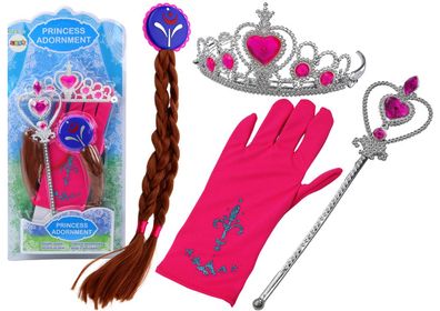 Kleine Prinzessin ZubehßÂ¶r Set Zauberstab Handschuh Krone ZßÂ¶pfe