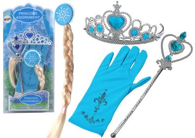Kleine Prinzessin ZubehßÂ¶r Set Zauberstab Handschuh Krone SchneekßÂ¶nigin