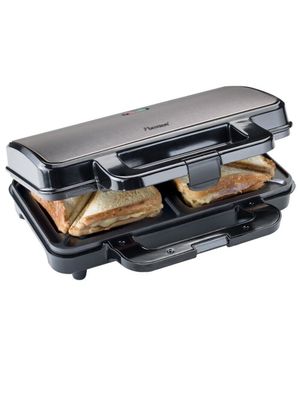 Bestron Sandwichmaker/ Sandwichtoaster ASM90XLTG, 900W, Antihaftbeschichtet NEU