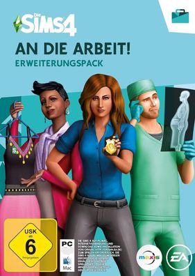 Die Sims 4 An die Arbeit (PC-Mac, 2015, Nur EA APP Key Download Code) Keine DVD