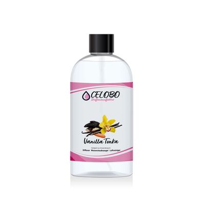 CELOBO Raumduft Aromakonzentrat 500ml Staubsauger Diffusor Bowl Vanilla-tonka