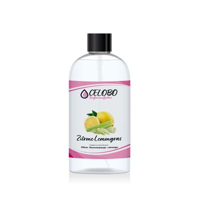 CELOBO Raumduft Aromakonzentrat 500ml Staubsauger Diffusor Bowl CITRUS Lemongras