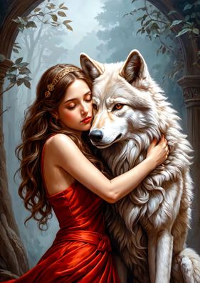 Das Mädchen und der Wolf