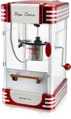 Emerio Popcornmaschine POM-120650, 360W, 50er Jahre Stil - NEU
